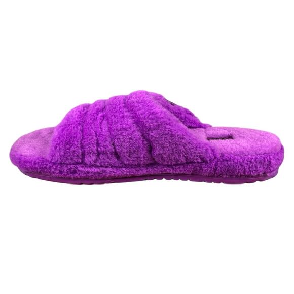 UGG Men’s Fluff You Purple Shearling Slipper Size US 11 - Picture 2 of 10